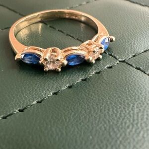 14k Sapphire Band ring
